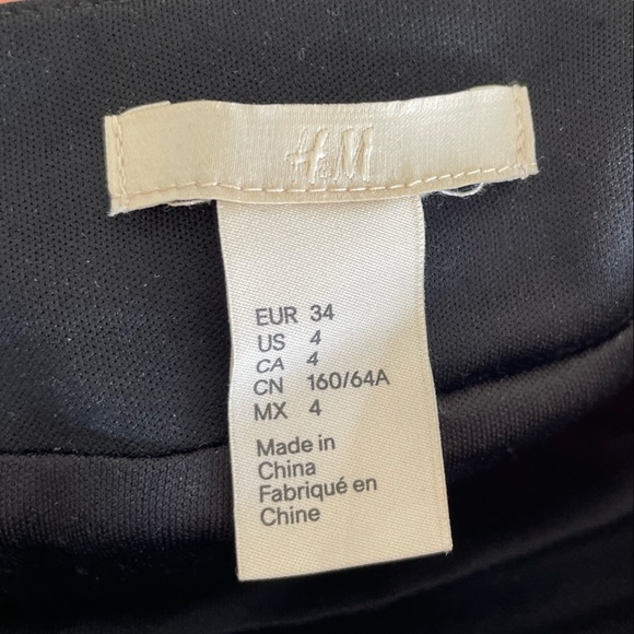 H&M Black Maxi Skirt Size 4 - Picture 4 of 5